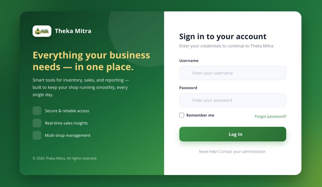 Theka Mitra - Best Liquor and Wine Management Software in Rajasthan